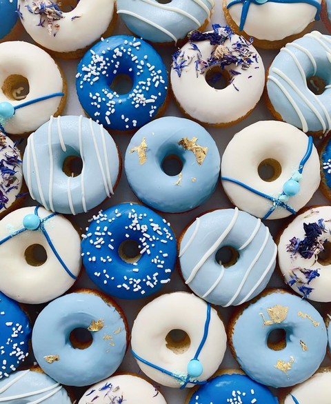 food, blue Hintergrundbilder
