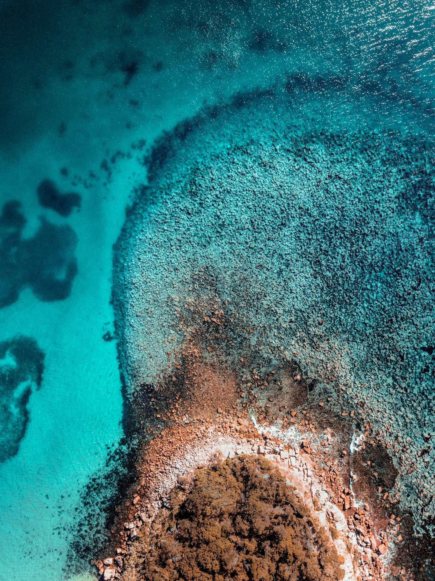 sfondi atoll, sea