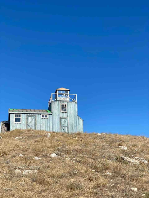 Lighthouse on Opuk cape, Crimea