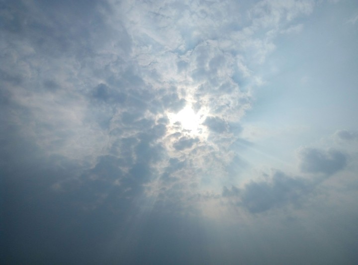 Sun in the sky