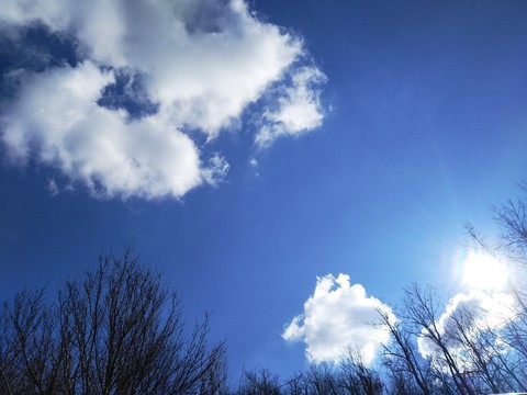 Clouds in the sky