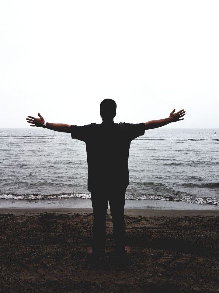 Alone by the sea