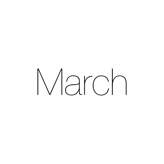 March
