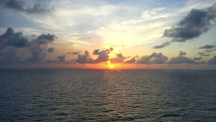 sunset in Mexico