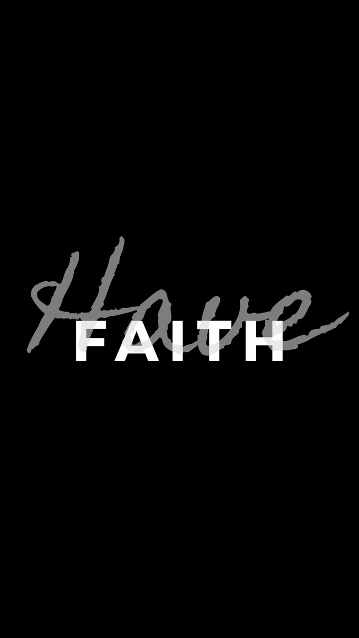 Have faith ( Black)