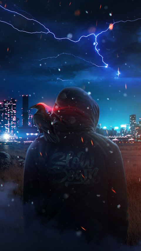 night, thunder háttérképek