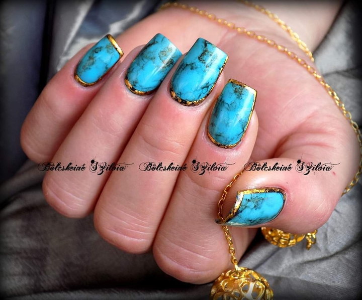 marble nails