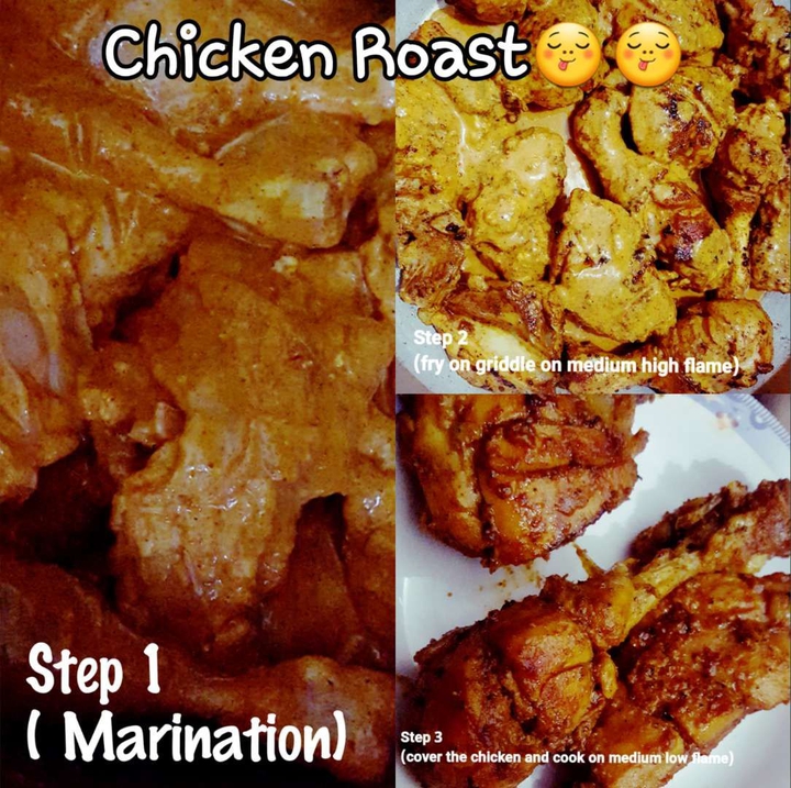 Chicken steam Roast..