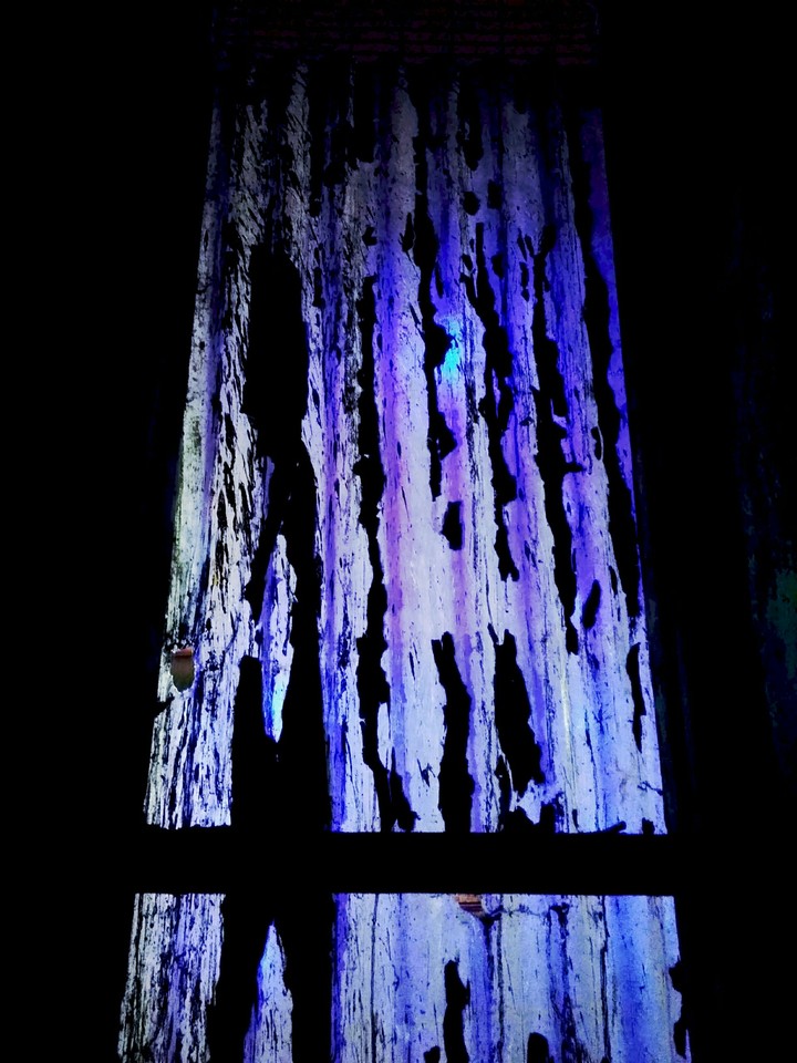 blue window