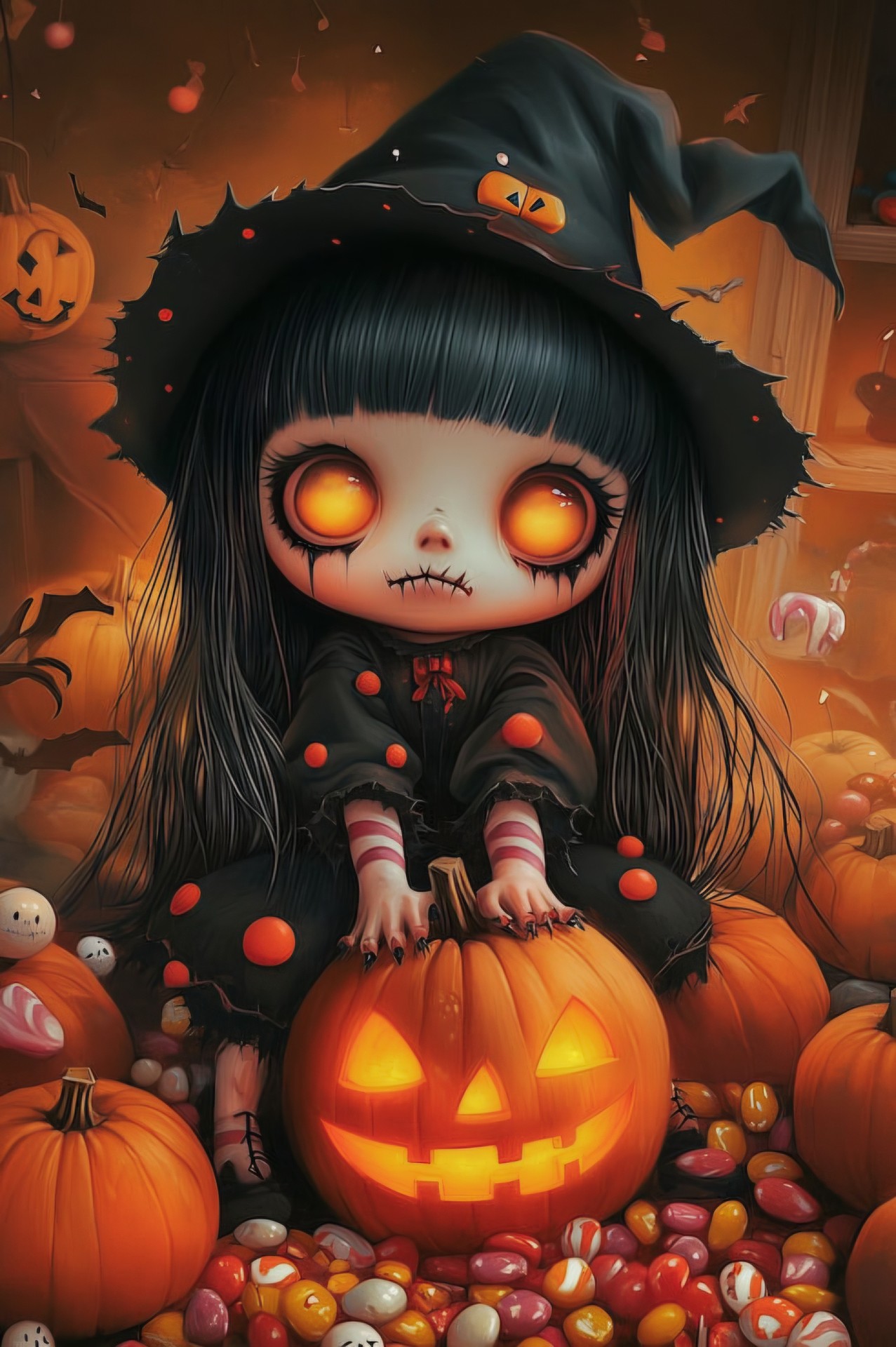 HALLOWEEN WITCH DOLL