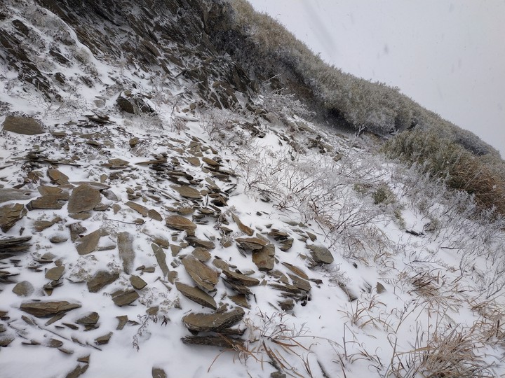 snow in mountain Hehuan