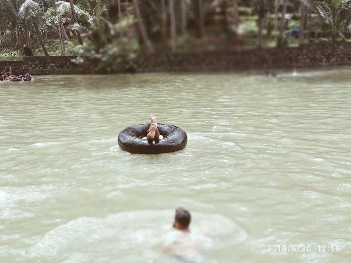 just in water