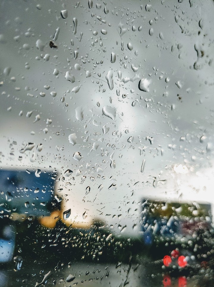 raindrops after summer