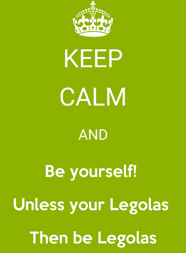 keep calm Legolas