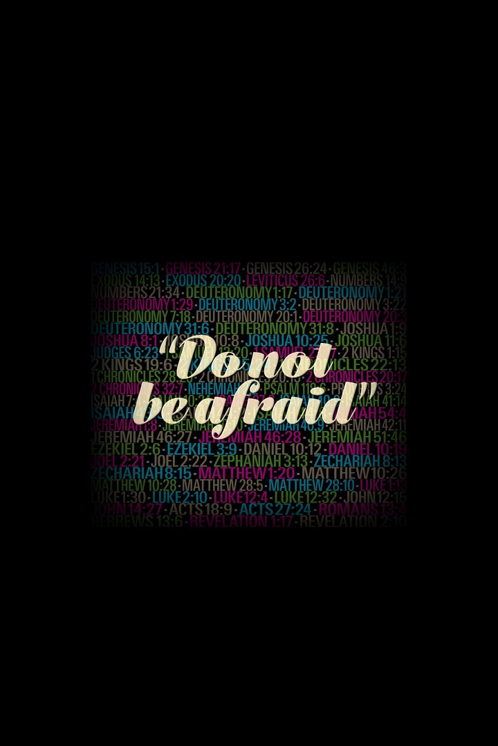 Don't be afraid