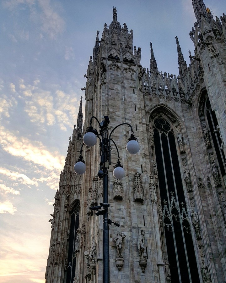 Duomo di Milano, sundown