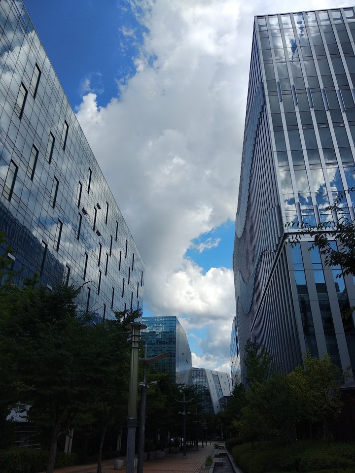 Sky in Pankyo, Korea
