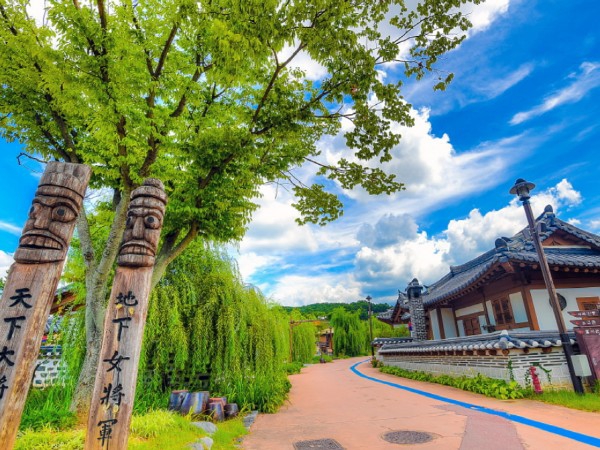 Hanok Village in Korea