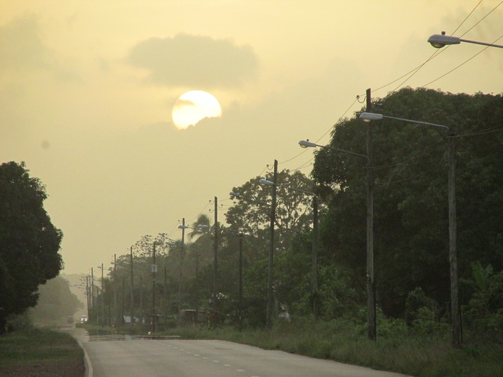 The road and the sun