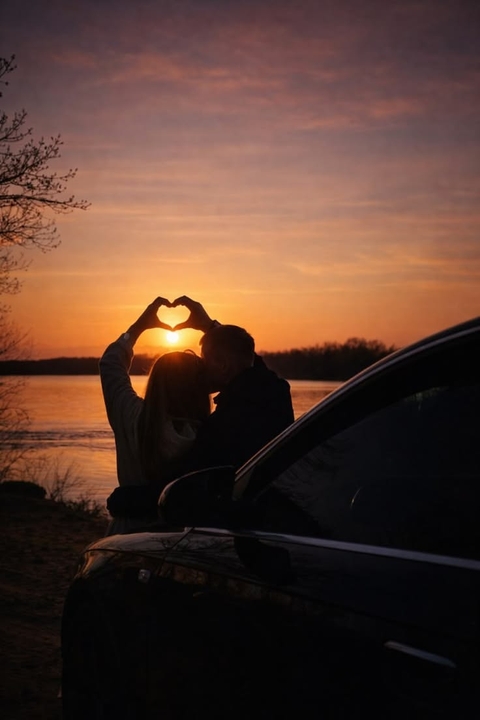 sfondi love, evening