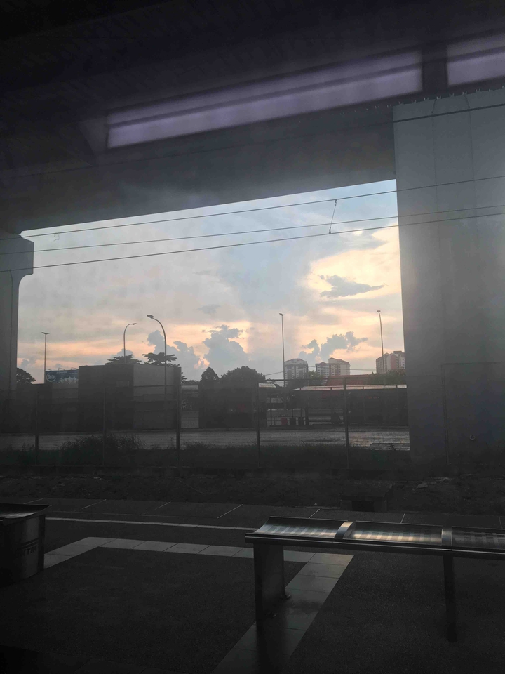 sunset at Kajang’s Station