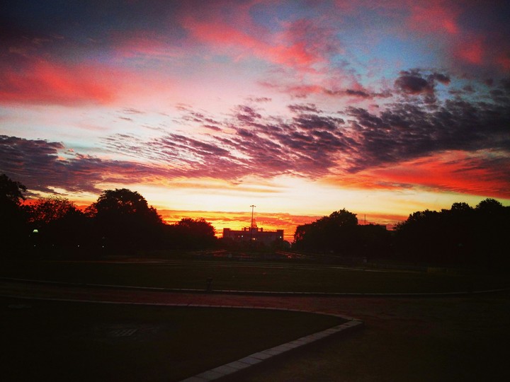 took this picture after my morning excercise