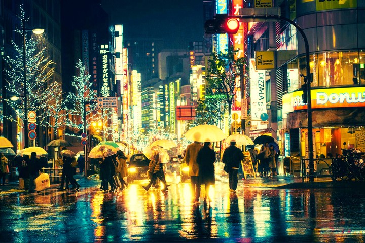 The Japanese In The Rain