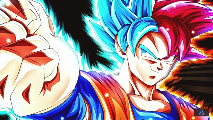 Goku Blue and red