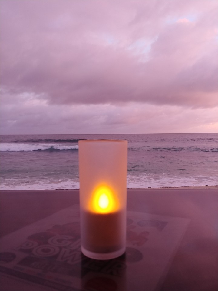 light on the beach