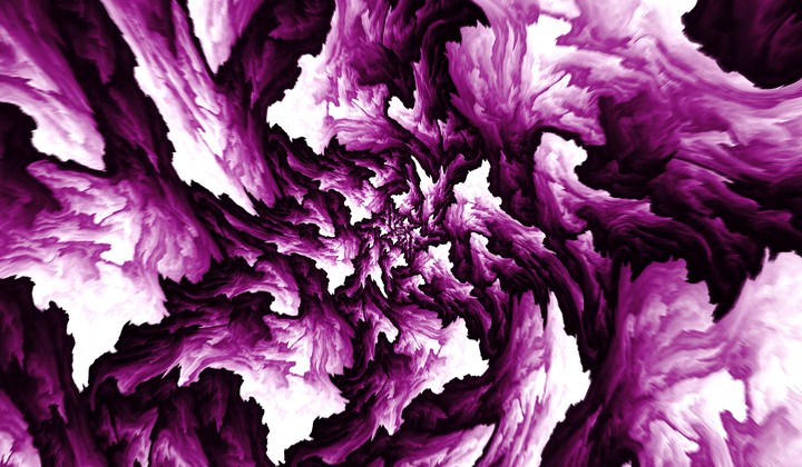 Purple Abstract Art