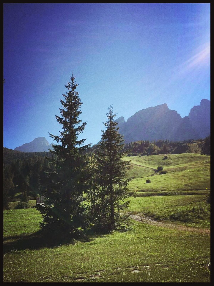 in montagna