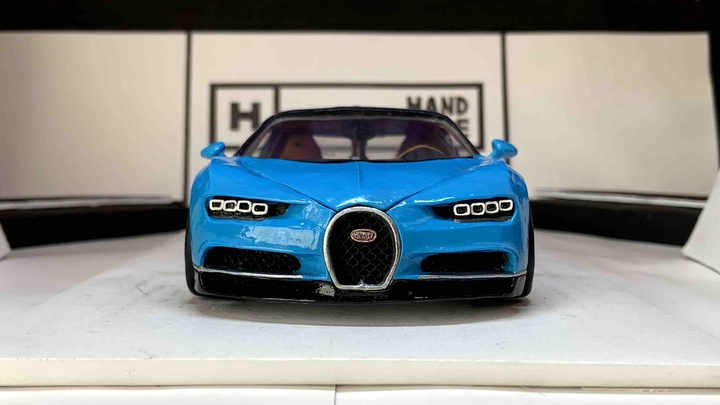 Bugatti Chiron из пластилина своими руками