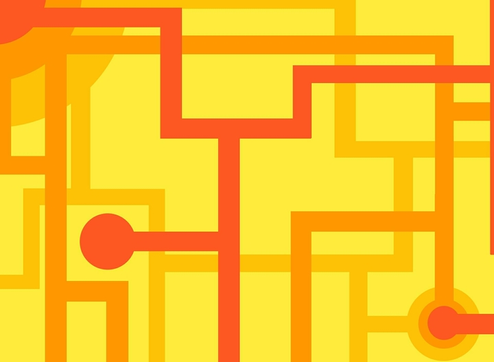 Orange lines