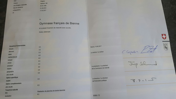 Maturité Gregory