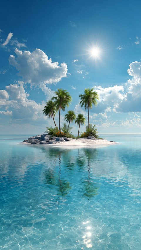 blue, tropics壁纸