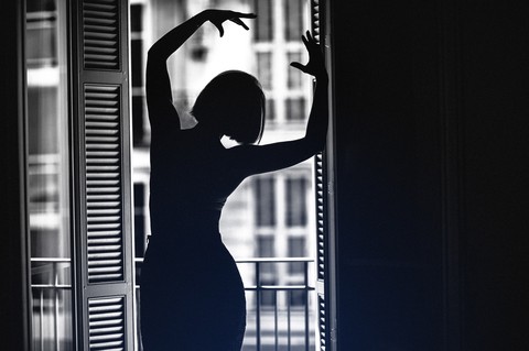 Somewhere in the windows of Nice...