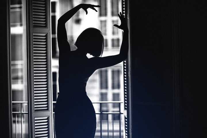Somewhere in the windows of Nice...