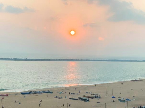 Sky above,Sand below, Peace within..