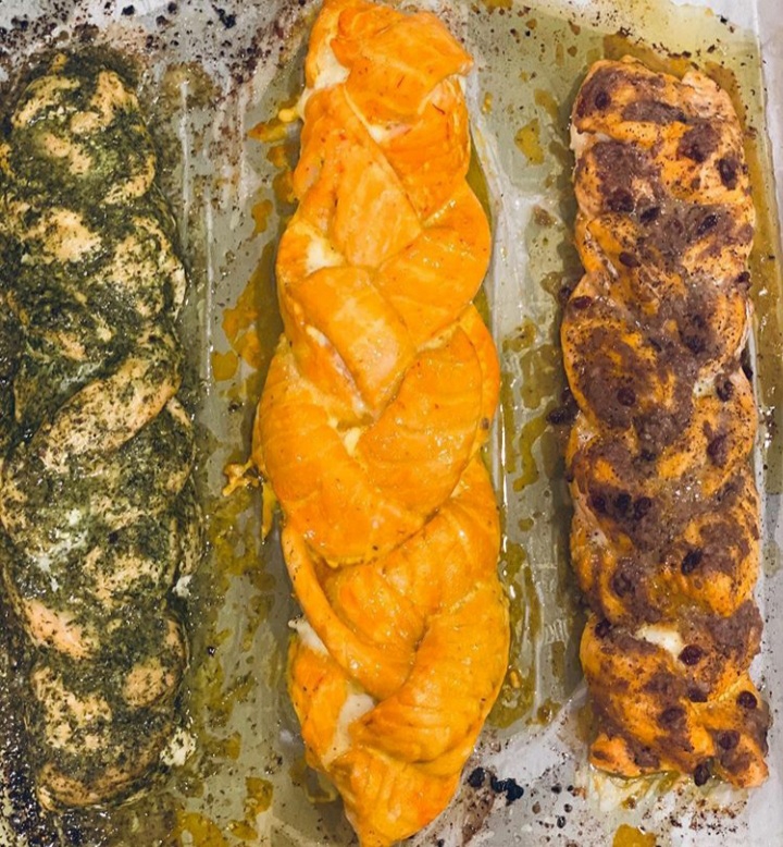 Braided salmon