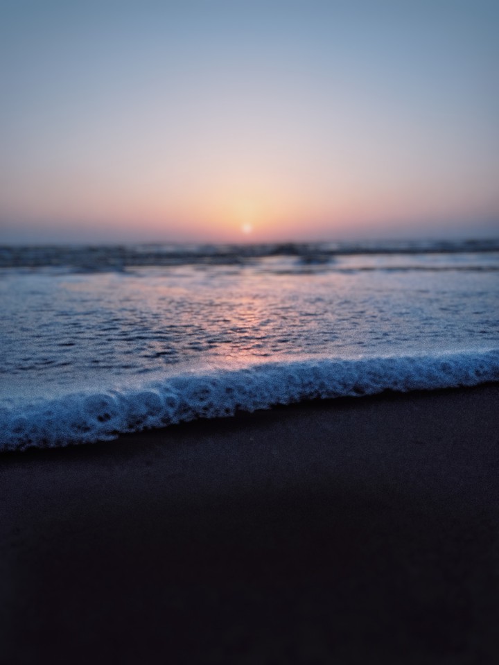 sunset at beach