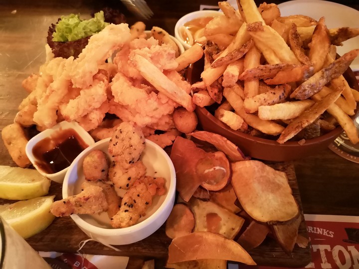 table of fish
