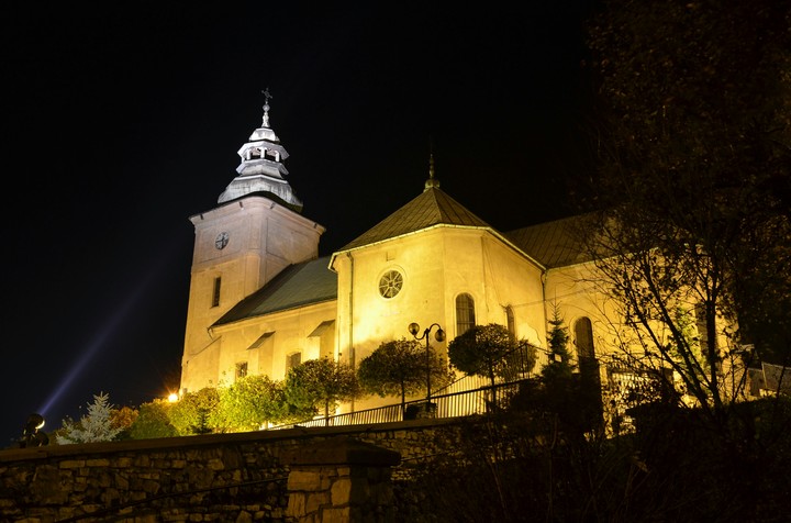 baroque church in Będzin