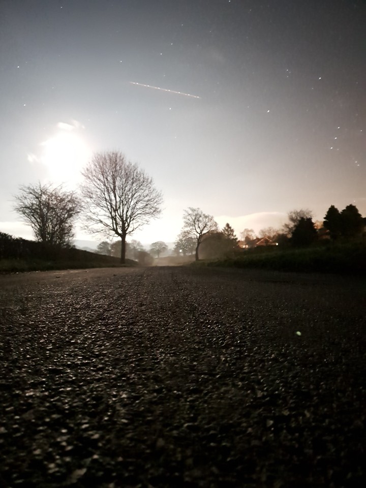 Road at night