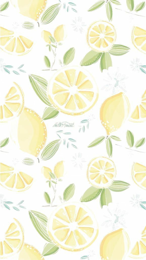 summer wallpaper / lemon || летние обои / лимон
