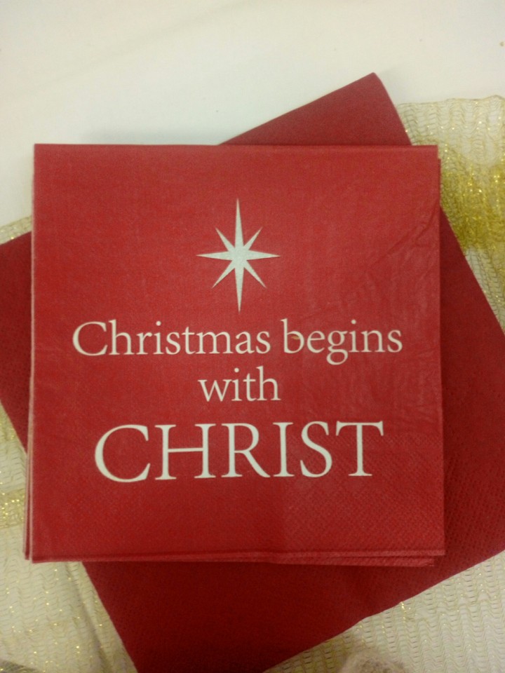 Christmas begins with Christ!!