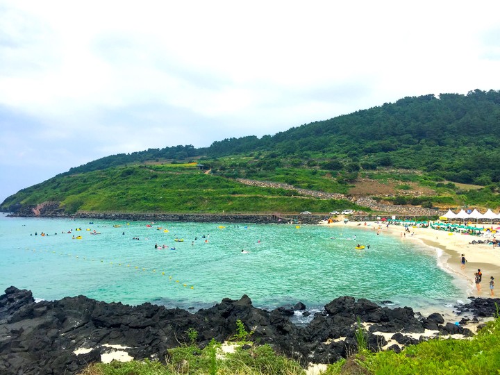 Hamdeok Beach in Jeju island