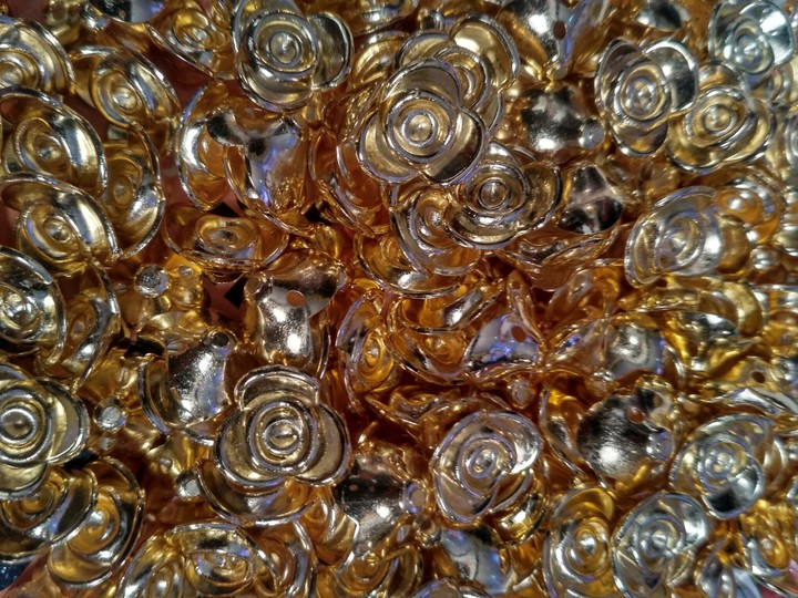 Golden flowers 