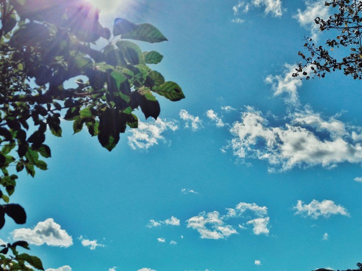 blue sky