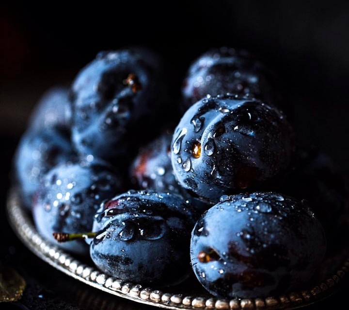 Fresh plums