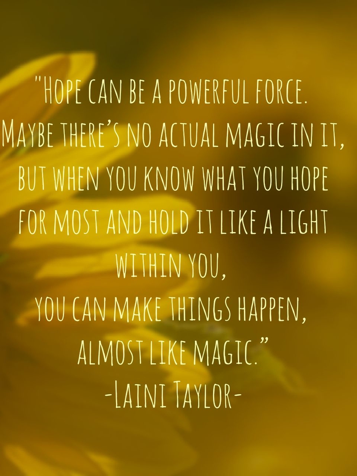 Hope is Almost like Magic